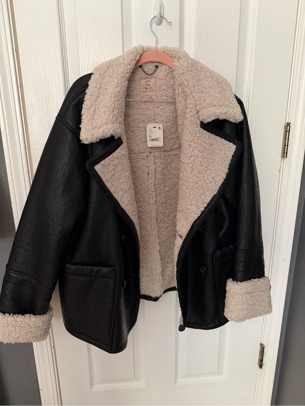Free people leather jacket